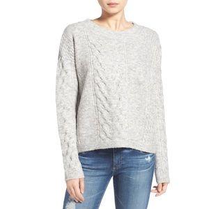 Sam Edelman | Red Cable Knit Sweater